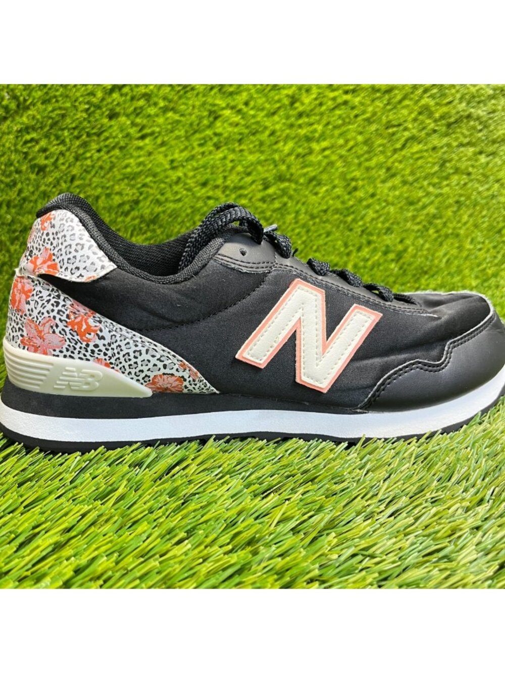 New Balance 515v3 Womens Size 8D Black Pink Athletic Running Shoes Sneakers‎
